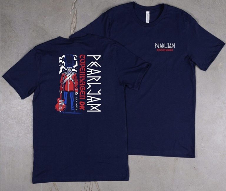 Pearl Jam Copenhagen T Shirt XL Event 7/5/22 Gig Concert Eddie Vedder Denmark