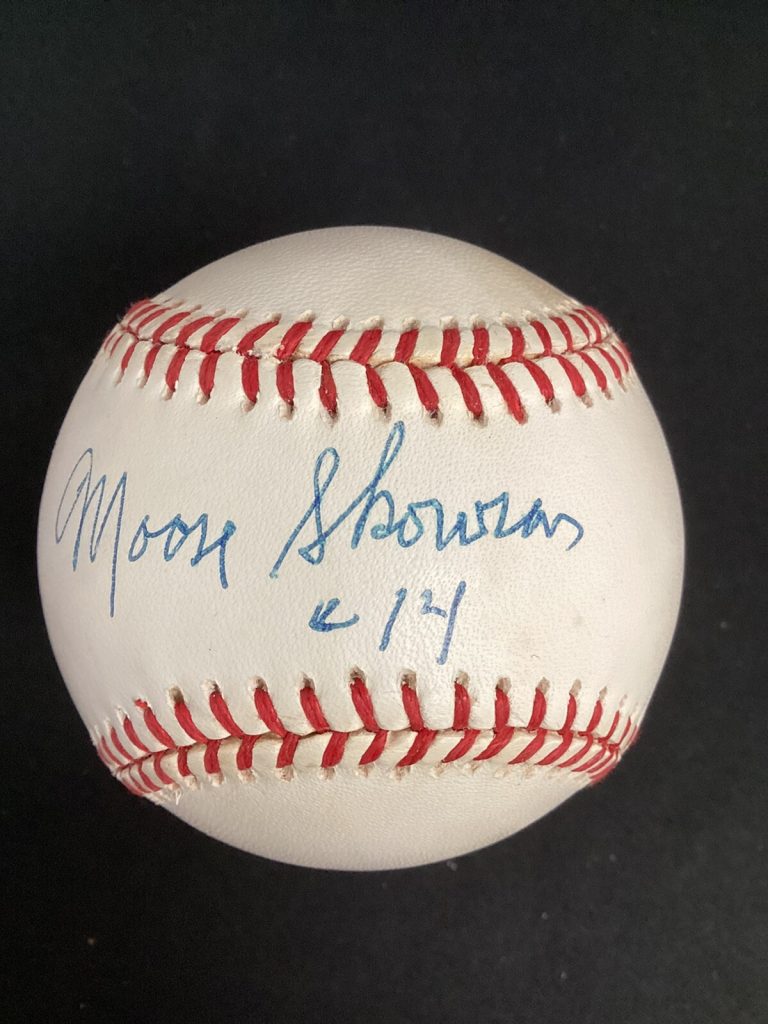 Bill Moose Skowron Signed Baseball Bobby Brown NY Yankees Autograph WSC PSA/DNA