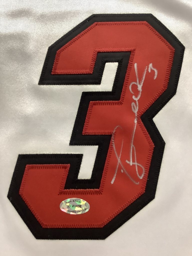 Dwyane Wade Signed Jersey #3 Miami Heat MVP Auto Basketball Top 75 Beckett BAS