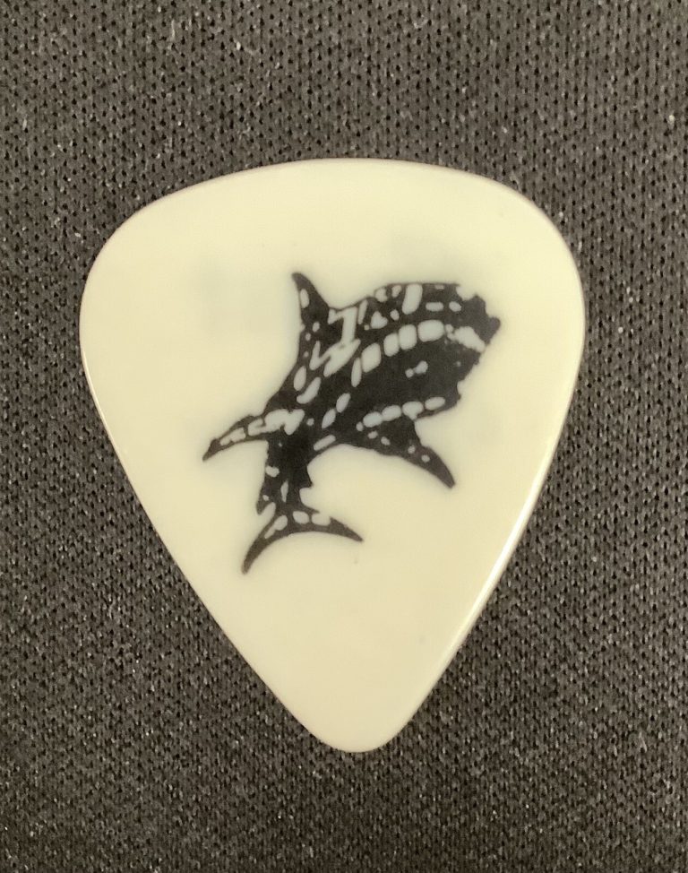 Great White Guitar Pick Mark Kendall Shark Stage Model 1987 Once Bitten Tour