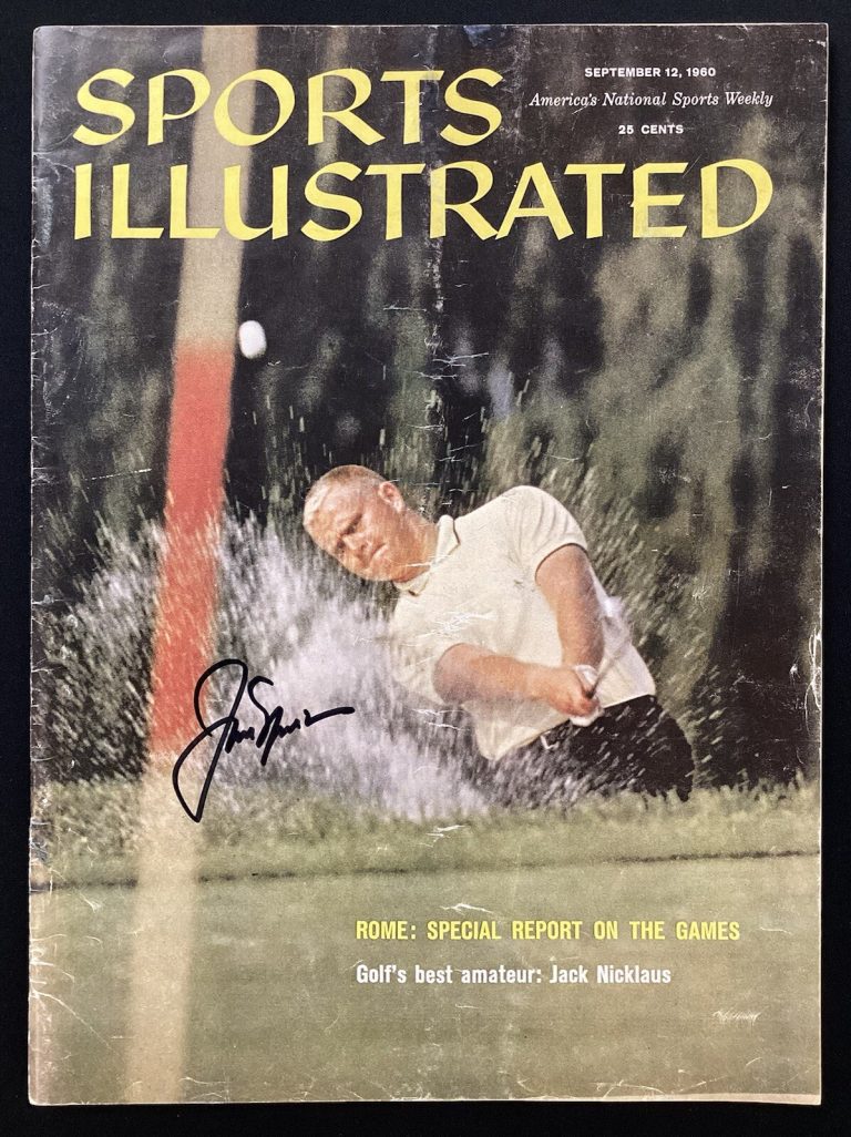 Jack Nicklaus Signed Sports Illustrated 9/12/60 No Label 1st Cover Golf HOF JSA