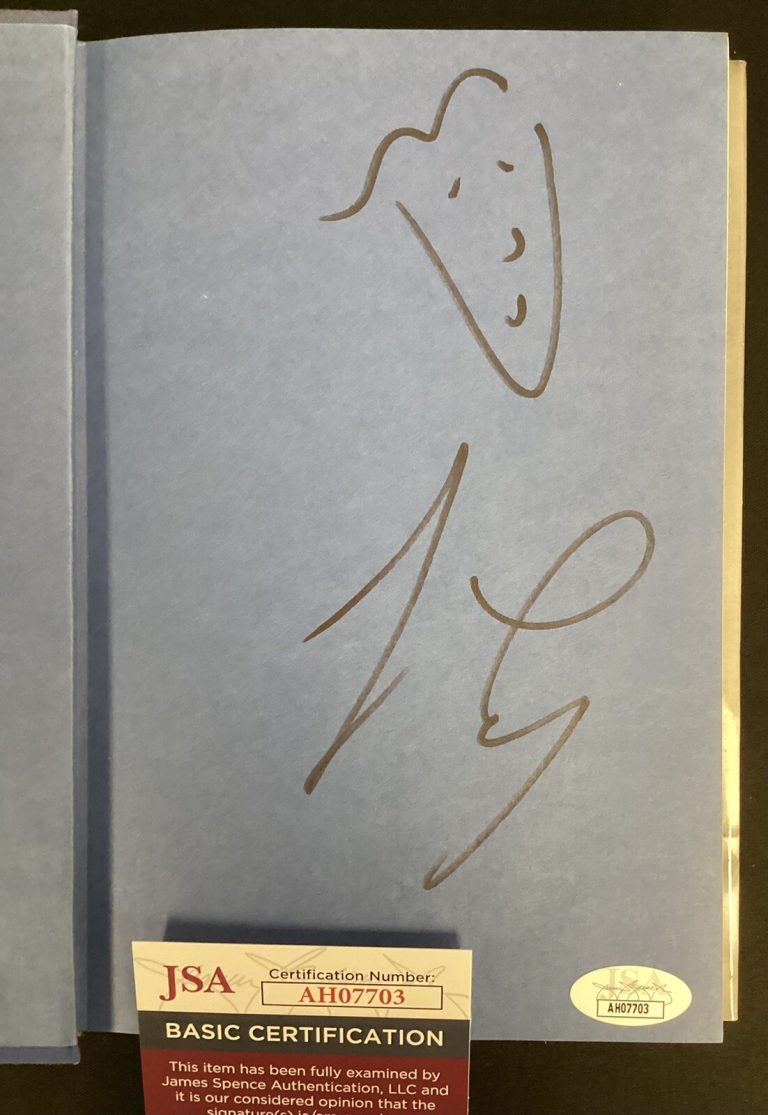Jay Leno Signed Book Leading With My Chin Comedy Tonight Show Autograph JSA #2
