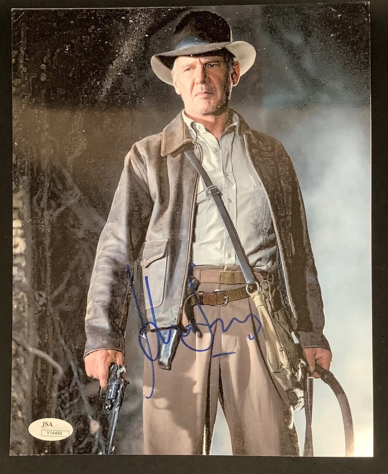 Harrison Ford Signed Photo 8x10 Autograph Indiana Jones Activist HanSolo JSA LOA