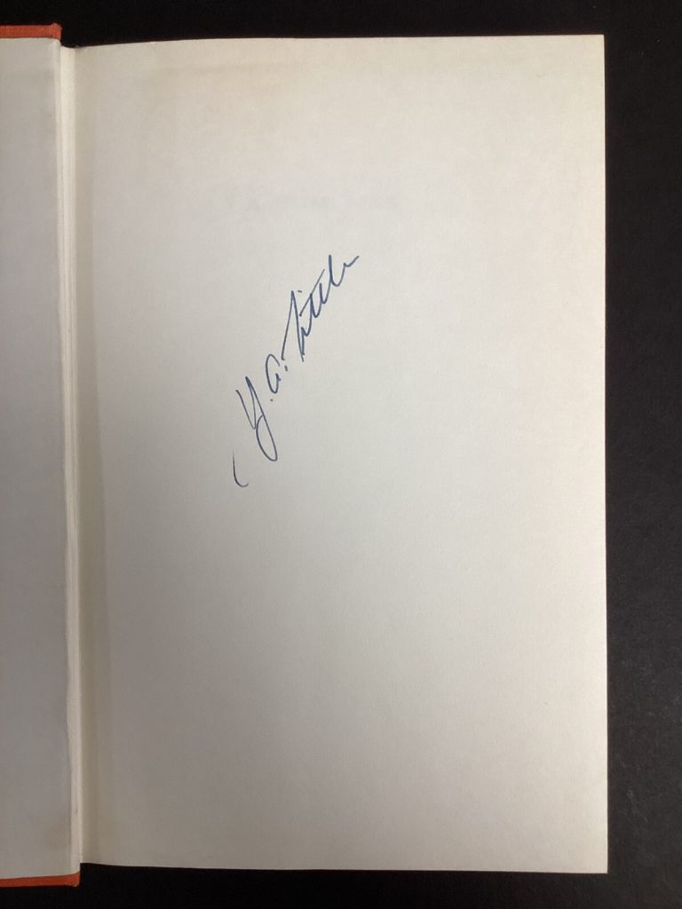 YA Tittle Signed Book I Pass HCB Football Giants 2x Autograph JSA 1st Print 1964