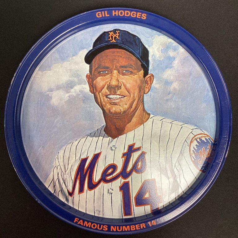 Gil Hodges Tin Plate 10.75