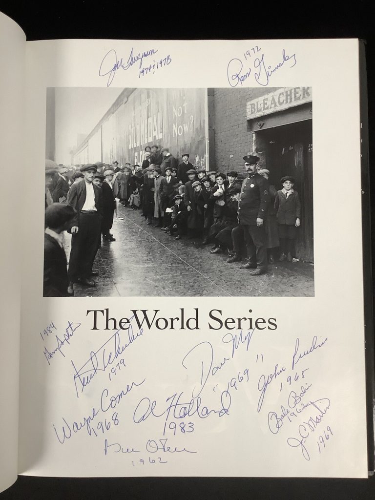 Kent Tekulve ￼Multi Signed Book World Series Baseball Martin Holland 11 Auto TPG