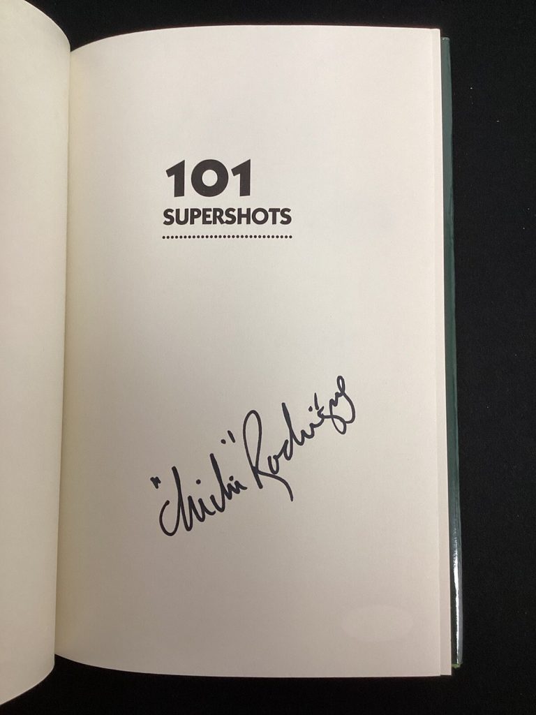 Chi Chi￼ Rodriguez￼ Signed Book 101 Super Shots Golf HOF US Open Autograph JSA