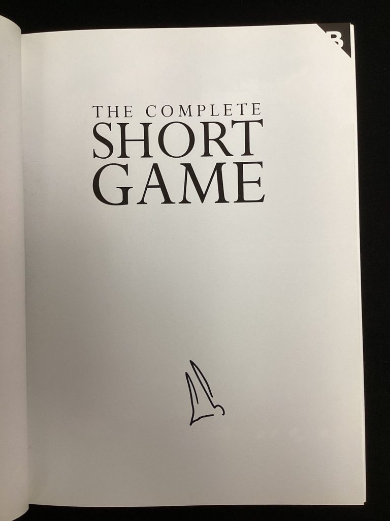 Ernie Els Signed Book The Complete Short Game British US Open PGA Autograph JSA
