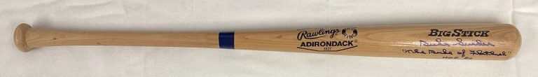 Duke Snider Signed Baseball Bat Rawlings Big Stick Dodgers Autograph STATS BAS