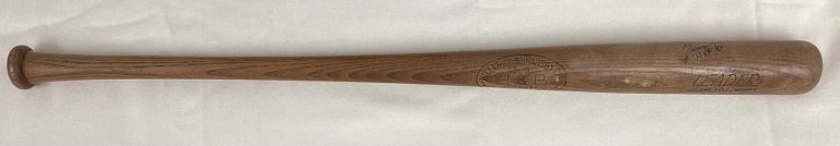 George Kell Signed Baseball Bat Vintage 50s H&B Leader Model Tiger Autograph BAS