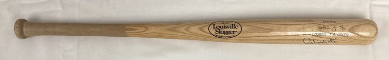 Robin Yount Signed Baseball Bat Louisville Slugger VintageLittle League Auto BAS