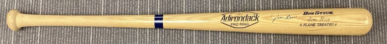 Jim Rice Signed Baseball Bat Adirondack Big Stick Vintage Red Sox Autograph JSA
