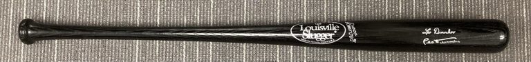 Leo Durocher Signed Baseball Bat Louisville Slugger Player Model Auto HOF JSA