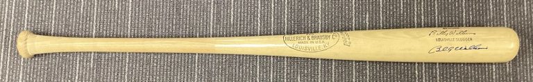 Billy Williams Signed Baseball Bat Louisville Slugger Player Model Auto HOF JSA