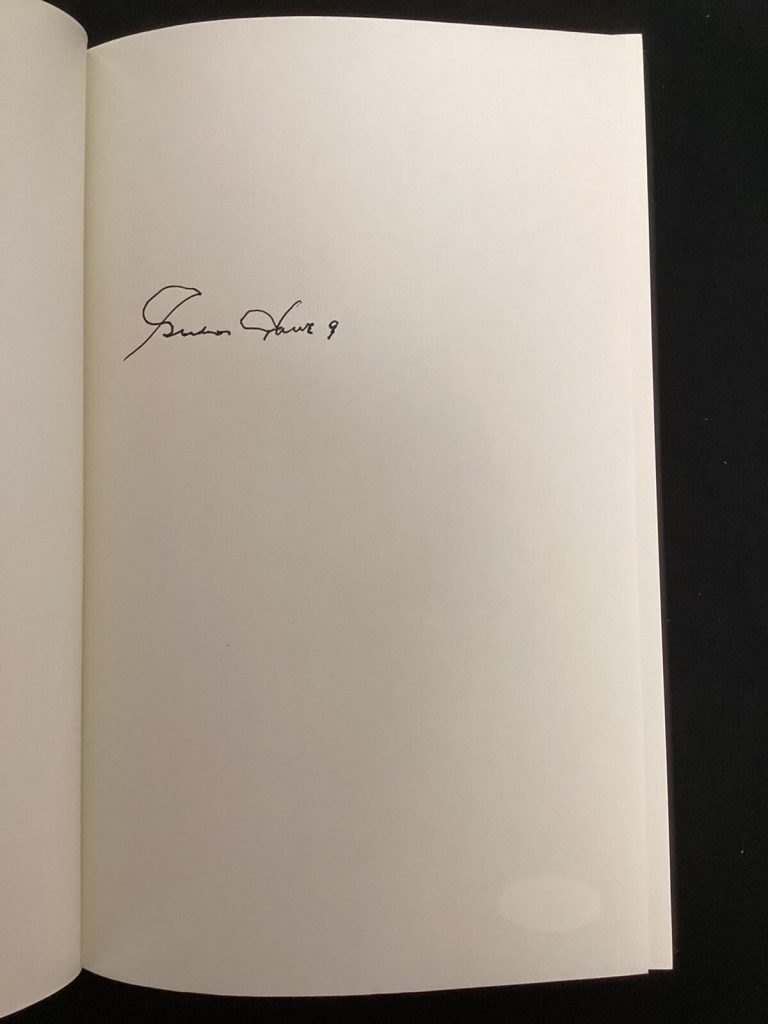 Gordie Howe Signed Book Mr. Hockey HCB Hockey Red Wings Whalers Auto HOF JSA #3