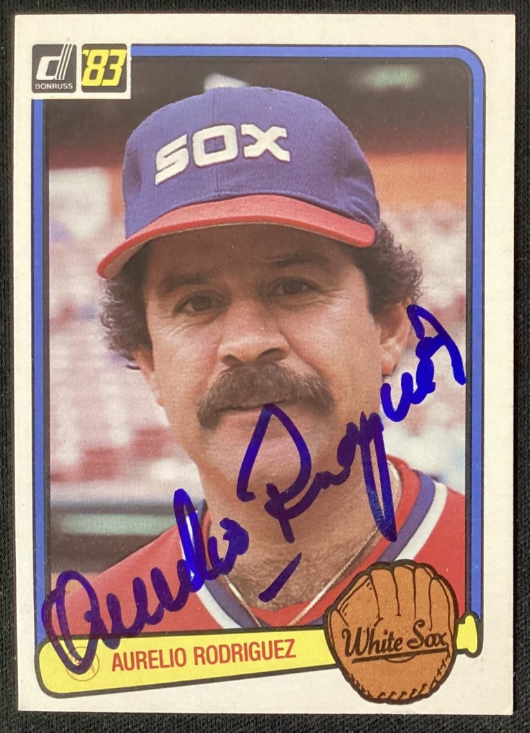 Aurelio Rodriguez Signed 1983 Donruss #369 Baseball Card White Sox Autograph TPG