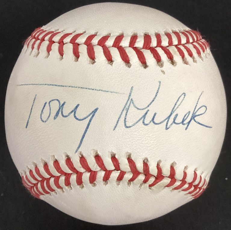 Tony Kubek Signed Baseball Bobby Brown NY Yankees HOF ROY WSC Autograph JSA