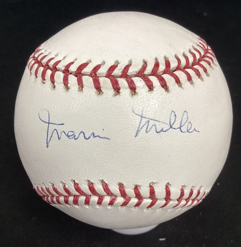 Marvin Miller Signed Baseball OMLB HOF Labor Executive Autograph JSA No Card