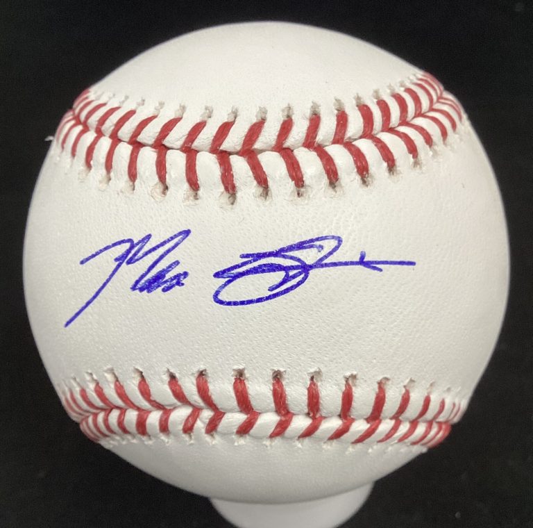 Max Scherzer Signed Baseball OMLB Texas Rangers Nationals Autograph WSC Fanatics