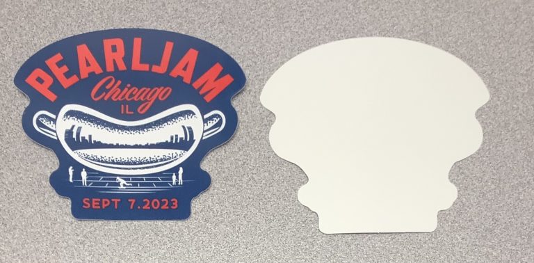 Pearl Jam Sticker 9/7/2023 Chicago Concert Eddie Vedder Hotdog United Center