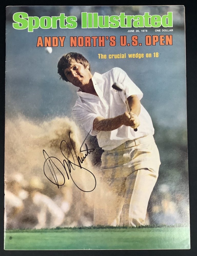 Andy North Signed Sports Illustrated 6/26/78 No Label Masters Golf Autograph JSA