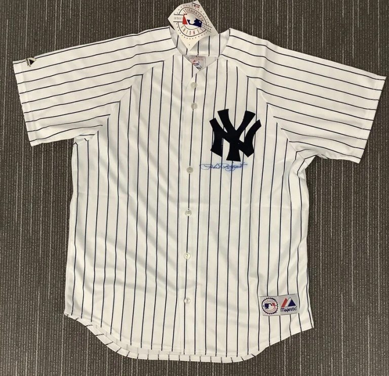 Phil Rizzuto Signed Jersey Yankees Majestic L Baseball WSC HOF Autograph PSA/DNA
