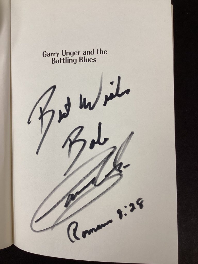 Gary Under Signed Book The Battling Blues Hockey￼ NHL Redwings Autograph TPG
