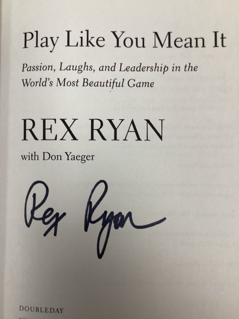 Rex Ryan Signed Book Play Like You Mean It NY Jets Football Autograph TPG