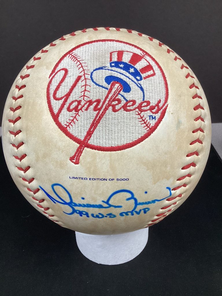 Multi Signed (12) Yankees World Series MVP Baseball Jeter HOF Autograph JSA