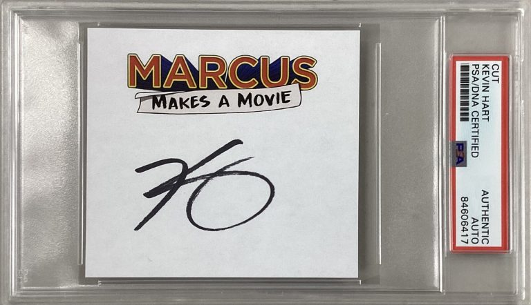Kevin Hart Signed Cut Movie Autograph Jumanji Actor Stand Up Comedian PSA/DNA