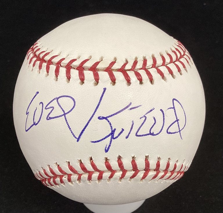 Evel Knievel Signed Baseball Motorcycle Jump Autograph Celebrity Dare Devil JSA