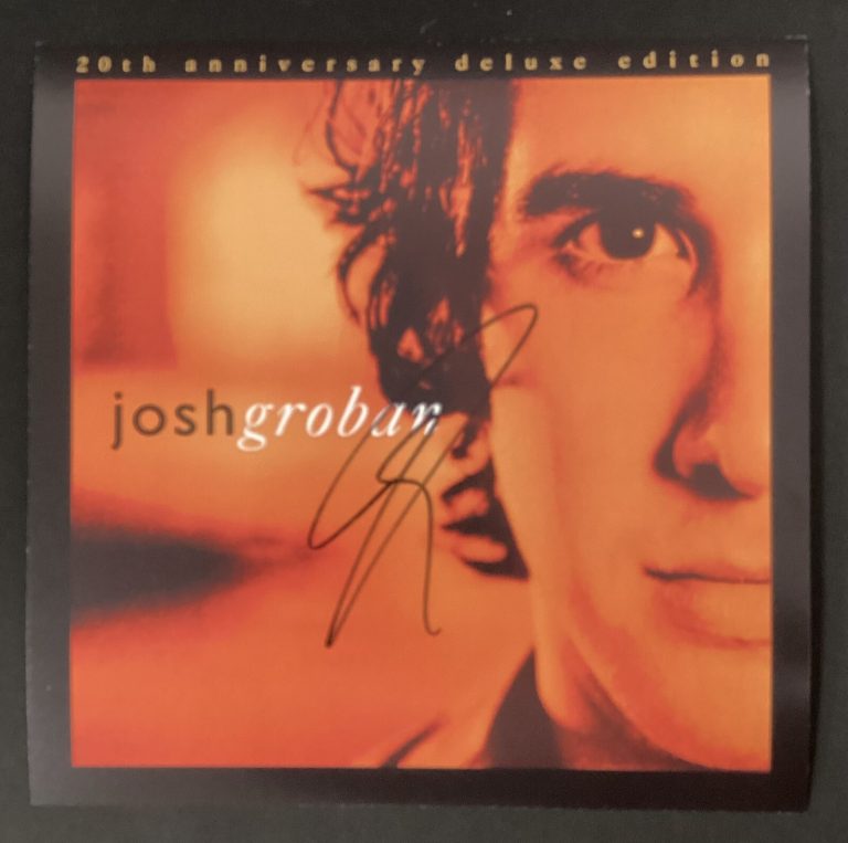 Josh Groban Signed Album Flat Vinyl Closer 20 Anniversary Music Autograph JSA 2