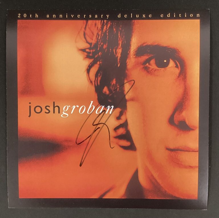 Josh Groban Signed Album Flat & CD Closer 20 Anniversary Music Autograph JSA 1