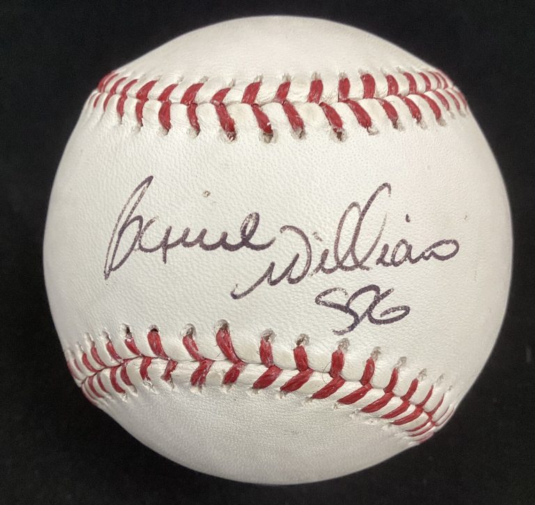 Bernie Williams Signed Baseball AHS Yankees Autograph SDG Guitar Player WSC  JSA