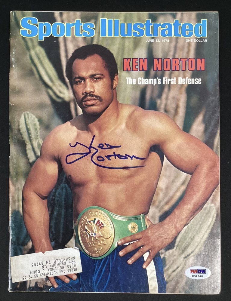 Ken Norton Signed Sports Illustrated 6/12/78 Boxing Champion Autograph PSA/DNA 2
