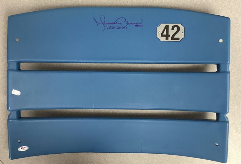 Mariano Rivera Signed Baseball Seat Back Yankee Stadium Auto Insc MLB PSA/DNA