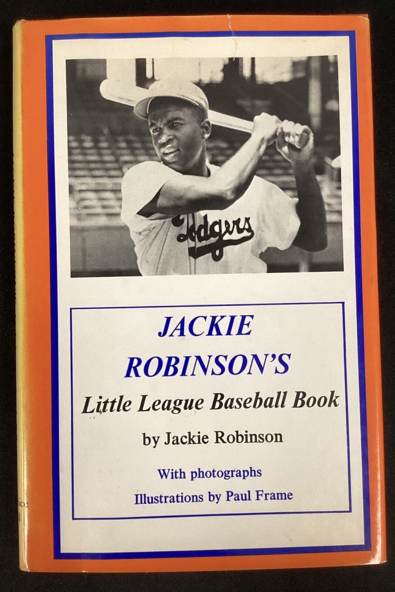 Jackie Robinson Little League Baseball Book American Vintage Ex Condition
