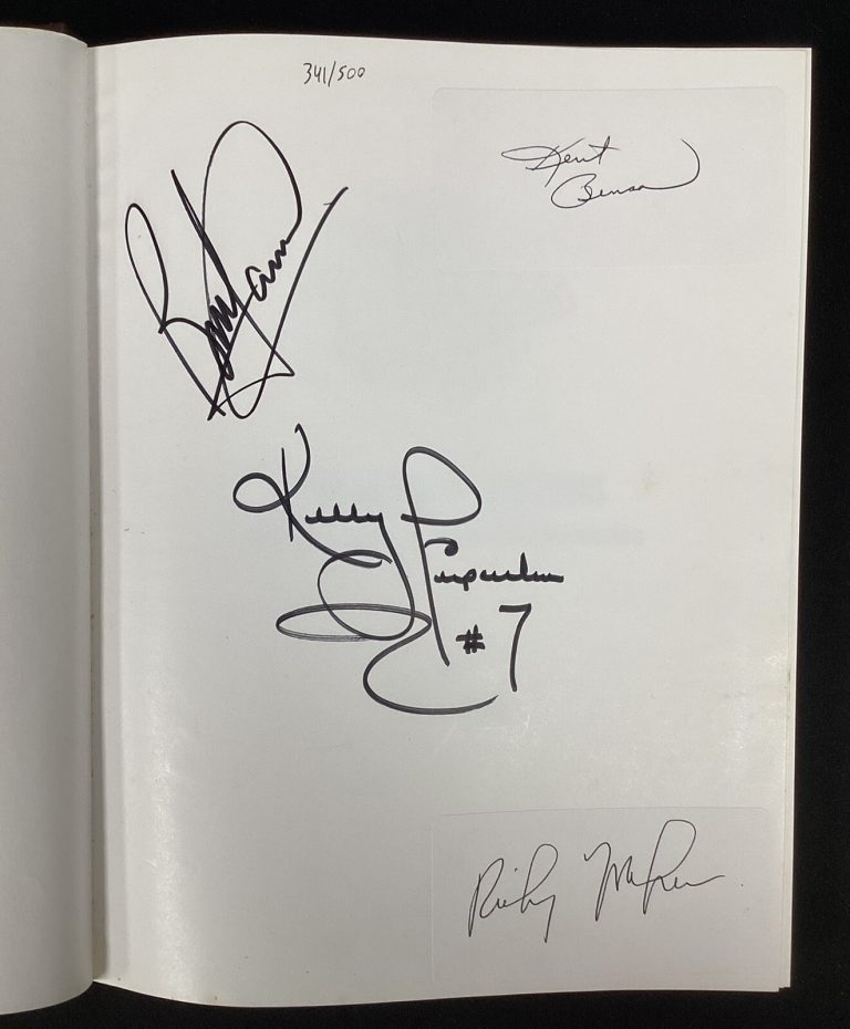Rick Mahorn Signed Book 4 Decades Basketball￼ Pistons Lambeer Autograph HOF JSA