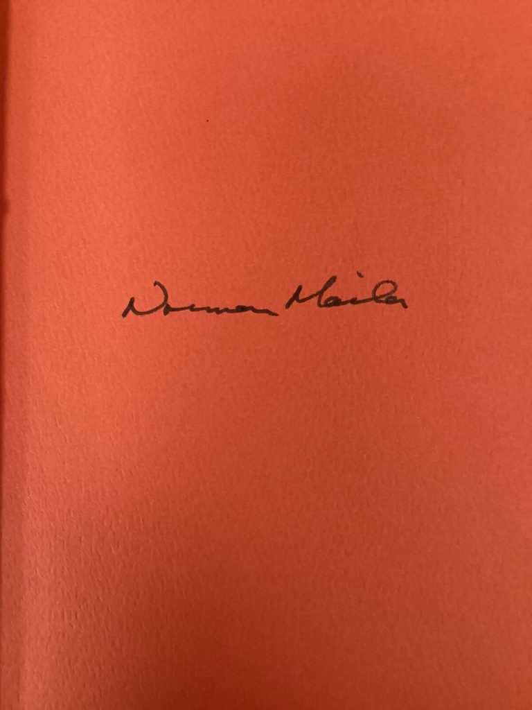 Norman Mailer Signed Book Ancient Evenings 1st Edition Author Autograph JSA