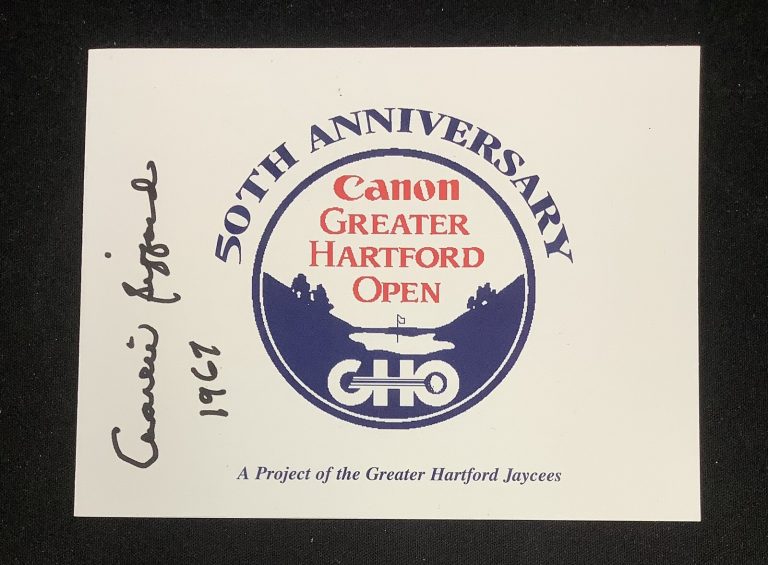 Charlie Sifford Signed Scorecard Golf GHO Hartford Open PGA Autograph JSA