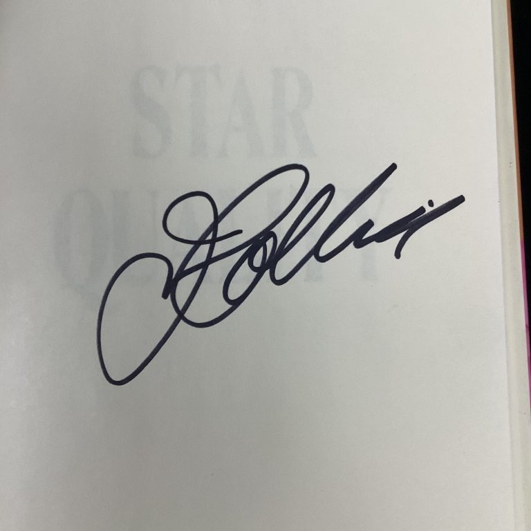 Joan Collins Signed Book Star Quality Actor Dynasty Autograph TPG