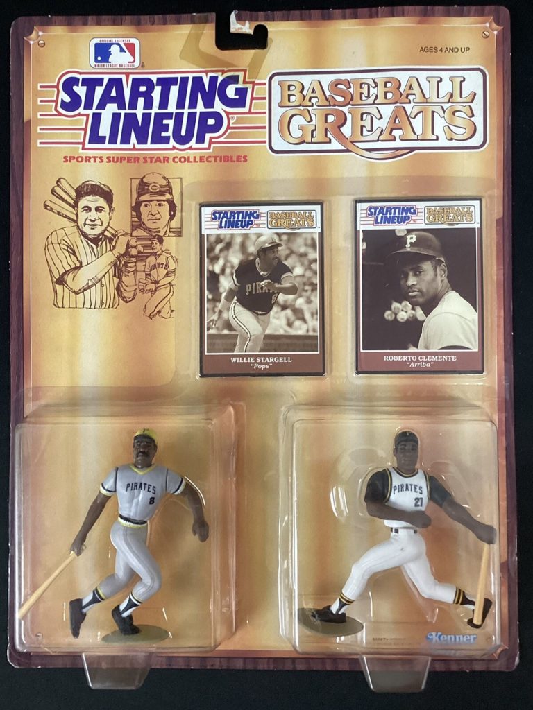 Starting Lineup 1989 Baseball Greats Figurine Pirates Willie Stargell Clemente