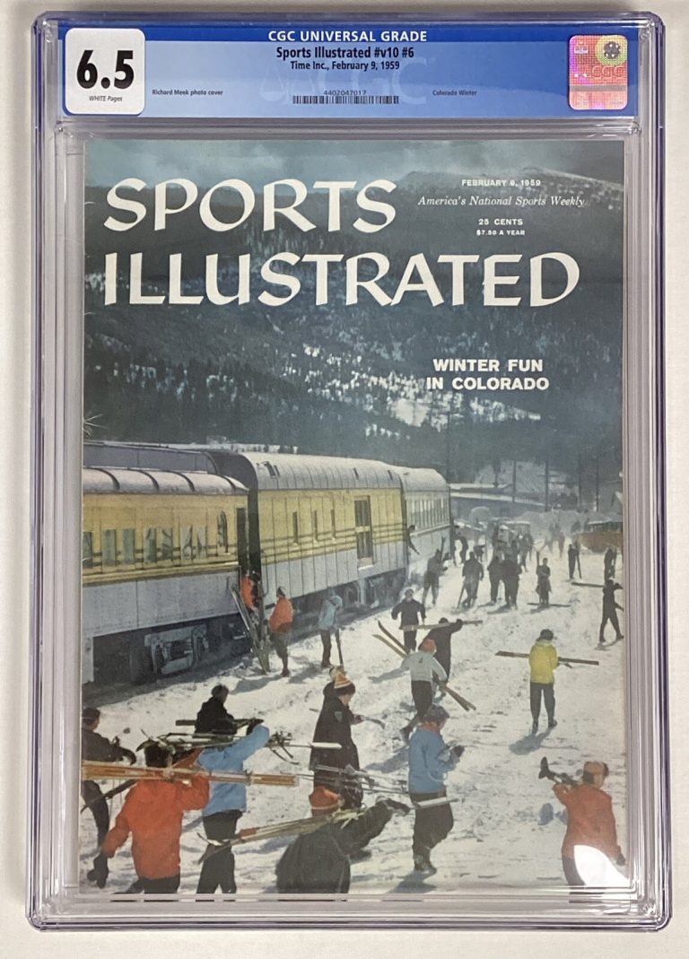 Sports Illustrated February 9 1959 Colorado Winter CGC 6.5 Newsstand