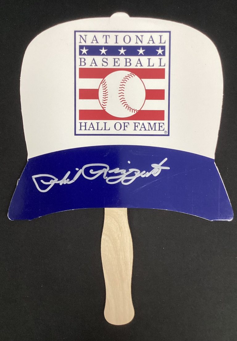 Phil Rizzuto Signed Baseball HOF Induction Fan Yankees Autograph PSA/DNA