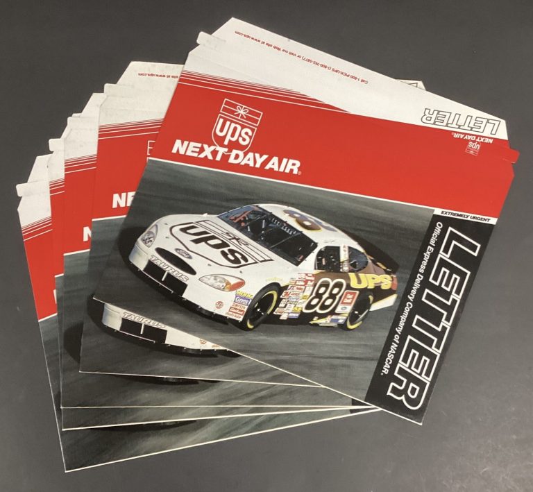 2001 Dale Jarrett Lot Of 5 UPS Unused Envelopes Nascar #88 Daytona 500