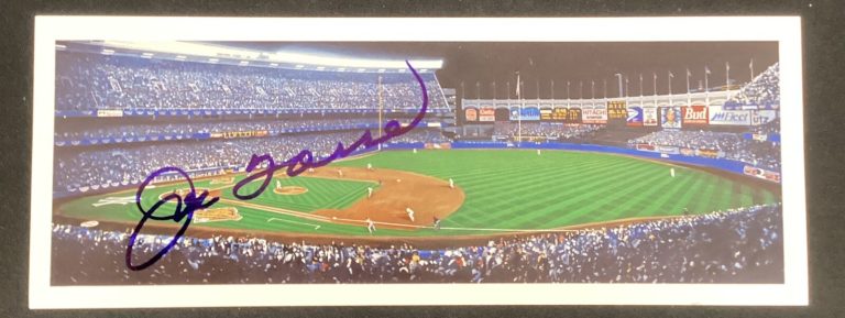 Joe Torre Signed Yankee Stadium Lithograph Baseball Cardinals Yankees PSA/DNA