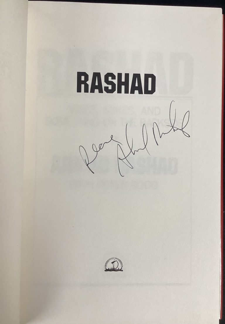 Ahmad Rashad Signed Book Rashad Minnesota Vikings Football Autograph TPG