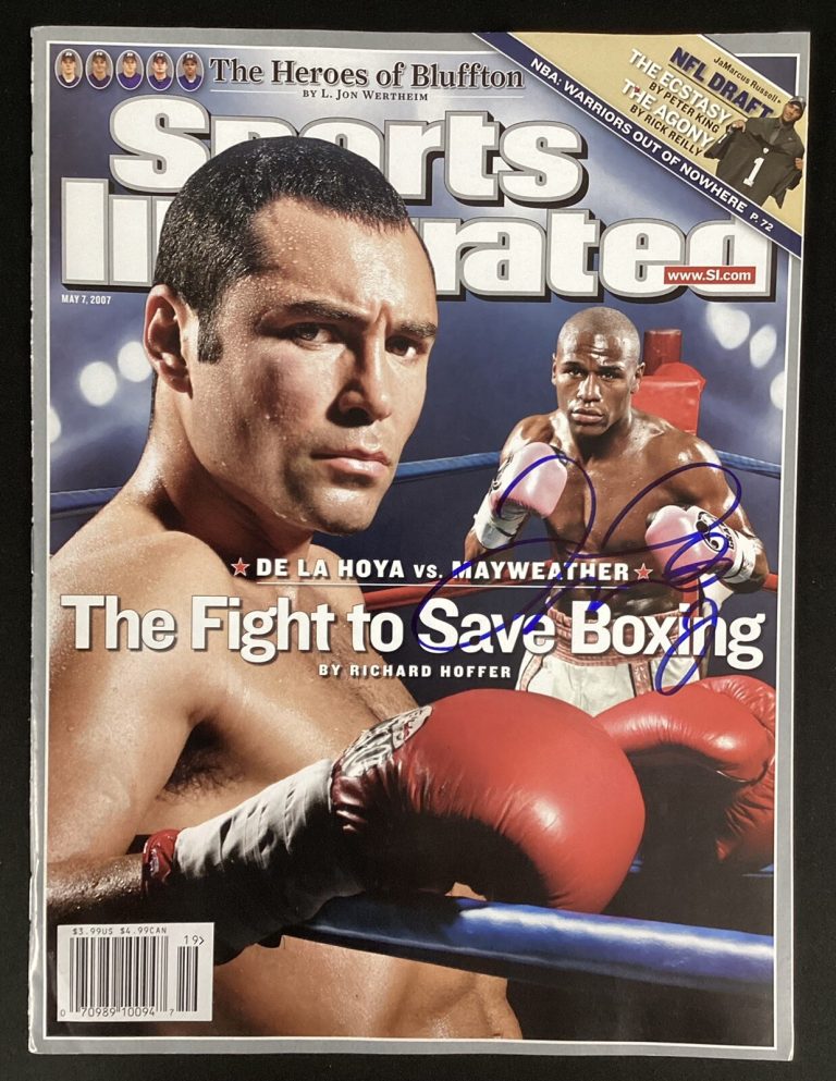 Floyd Mayweather Signed Sports Illustrated 5/7/2007 No Label Boxing Auto JSA