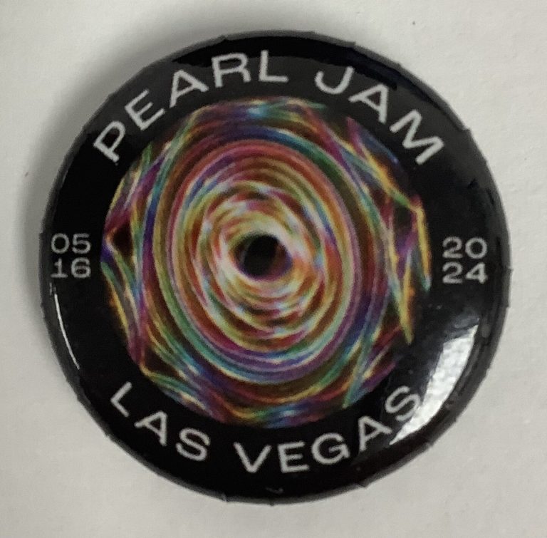 Pearl Jam Button Pin Las Vegas MGM N1 5/16/2024 Eddie Vedder Dark Matter Tour