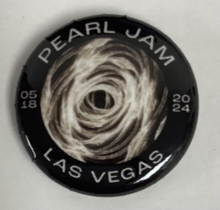 Pearl Jam Button Pin Las Vegas MGM N2 5/18/2024 Eddie Vedder Dark Matter Tour